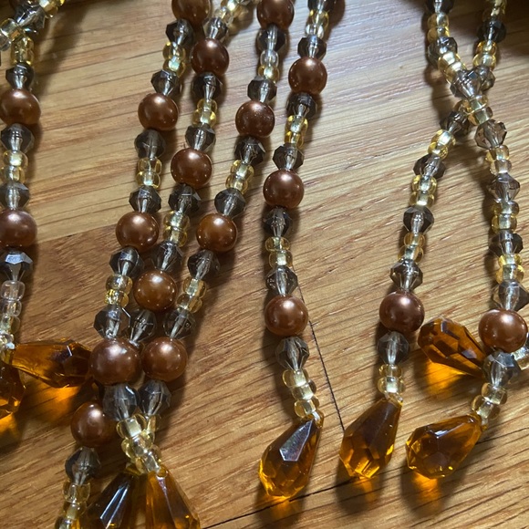 Vintage 80s Gold Snake Skin 4 Pc Beaded Belly Dance Cabaret S - Picture 10 of 10